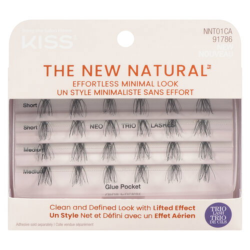 KISS - The New Natural Trio Lash, 24 Clusters