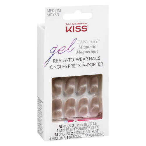 KISS - Gel Fantasy Magnetic Drama Ready-To-Wear-Nails