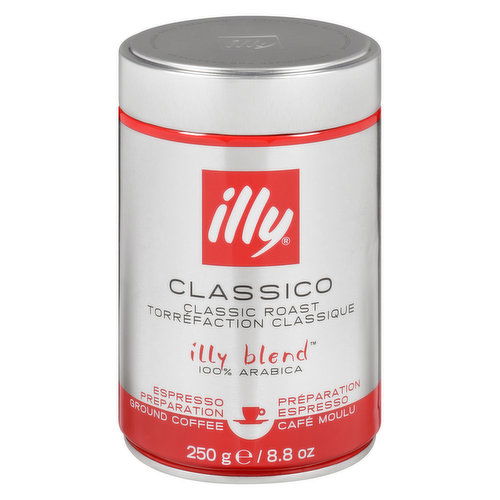 Illy - Classico Espresso Ground Coffee