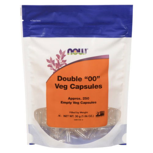 Now - Double "00" Veg Capsules