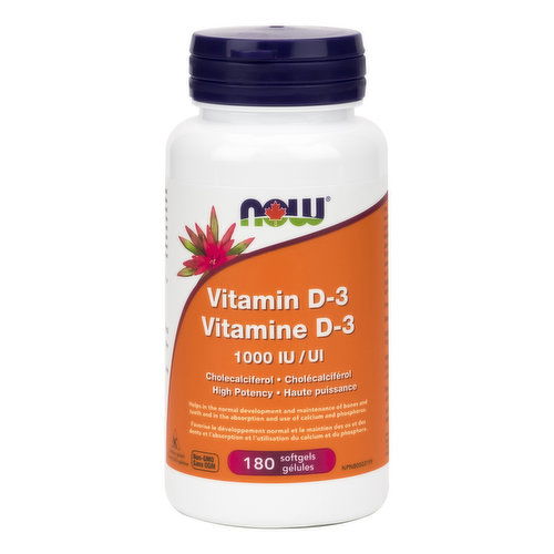 Now - Vitamin D3 1000IU