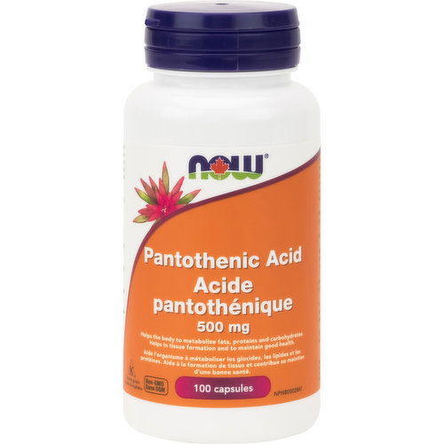 Now - Pantothenic Acid 500 mg