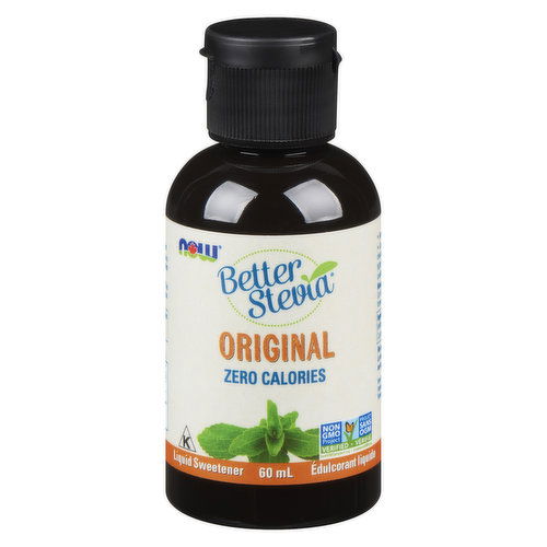 Now - BetterStevia Sweetener Liquid Original