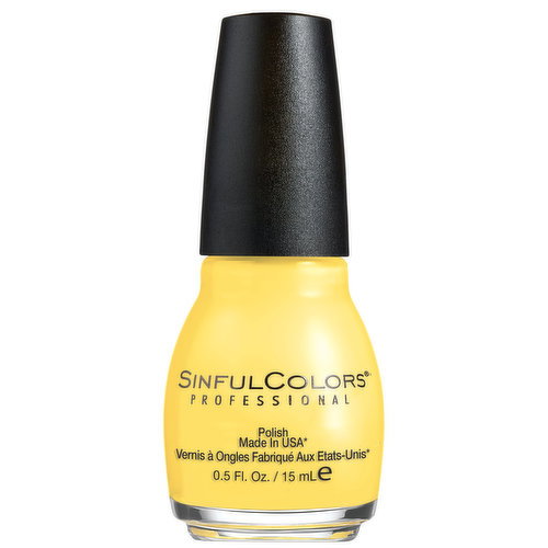 SINFULCOLORS - Professional Nail Polish - Yolo Yellow