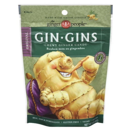 The Ginger People - Gin Gins Chewy Ginger Candy