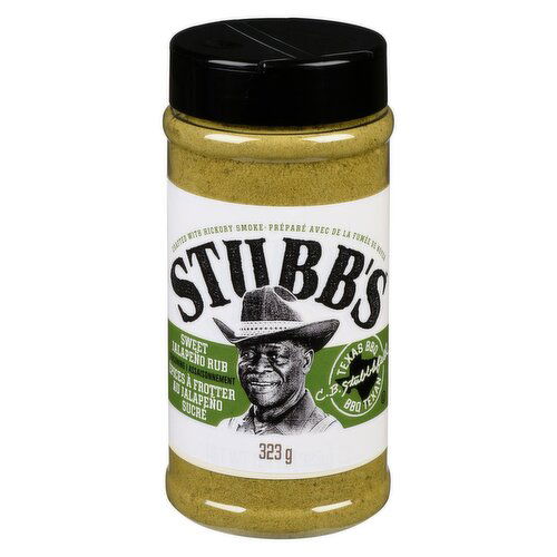 STUBBS - Sweet Jalapeno Rub