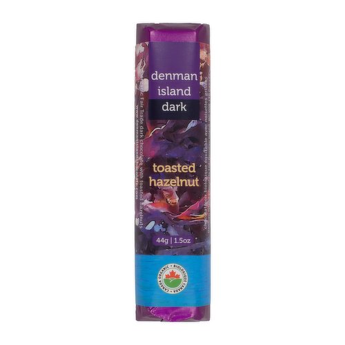 Denman Island - Dark Chocolate Bar Toasted Hazelnut