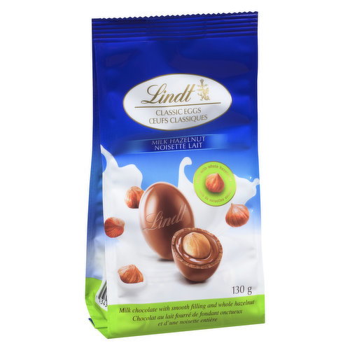 Lindt - Hazelnut Eggs Milk Chocolate