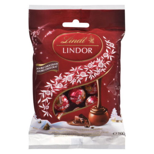 Lindt - Christmas Mini Balls Double Chocolate