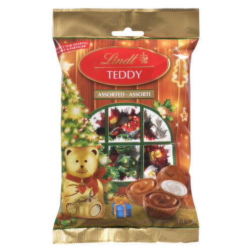 Lindt - Teddy Share Bag Assorted Chocolates