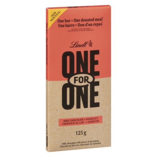 Lindt - One for One Bar - Hazelnut