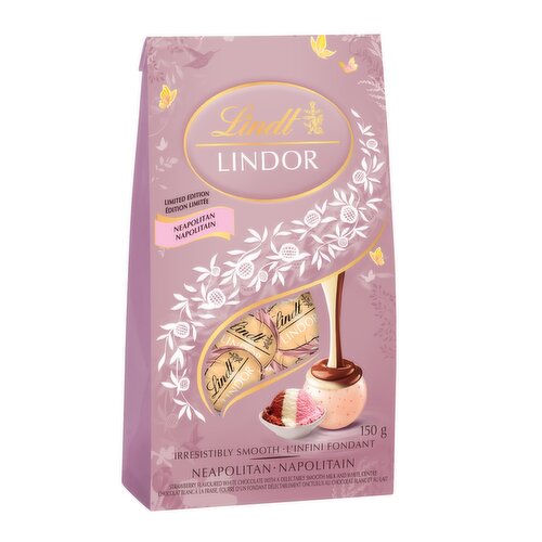 Lindt - Lindor Neapolitan Chocolates Bag