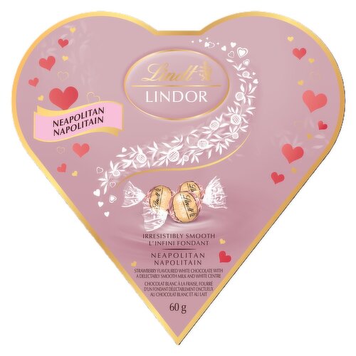 Lindt - Lindor Friendship Heart Neapolitan Chocolates