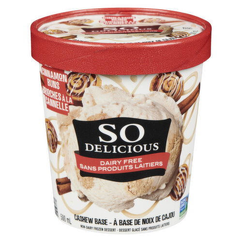 So Delicious - Non Dairy Frozen Dessert - Cinnamon Cookie Dough