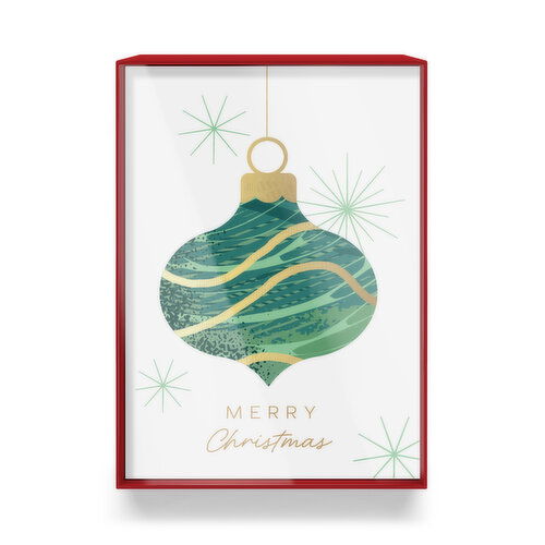Holiday Collection - Christmas Boxed Cards Ornament, 12 Pack