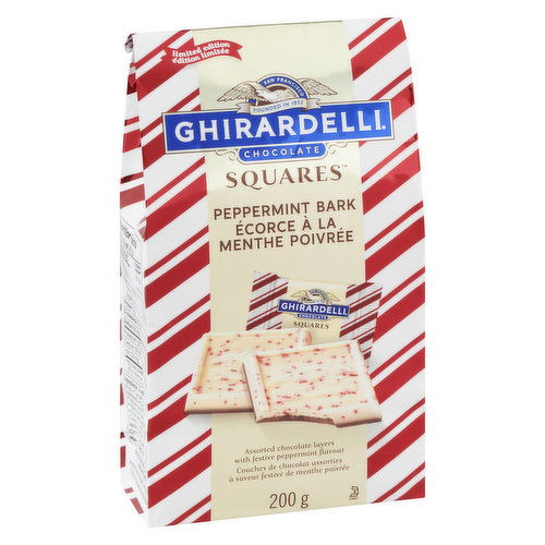 Ghirardelli - Bark Squares - Peppermint