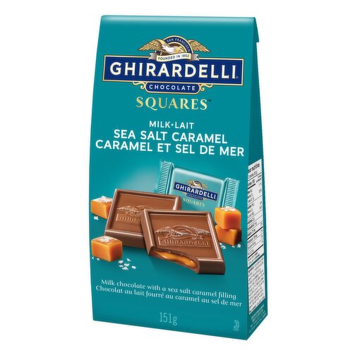 GHIRARDELLI - Sea Salt Caramel Milk Chocolate Bag