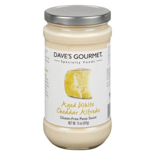 Dave's Gourmet - Aged White Cheddar Alfredo Pasta Sauce