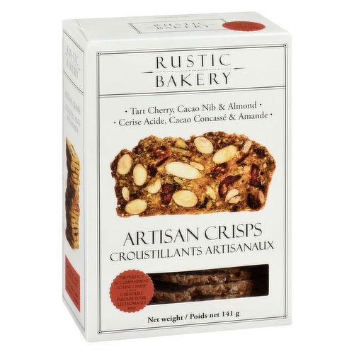 Rustic Bakery - Artisan Crisps - Tart Cherry, Cacao Nib, & Almond