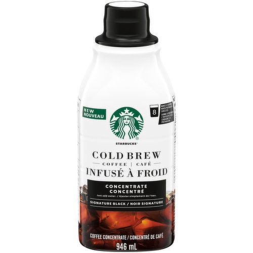 Starbucks - Cold Brew Coffee Concentrate, Signature Black