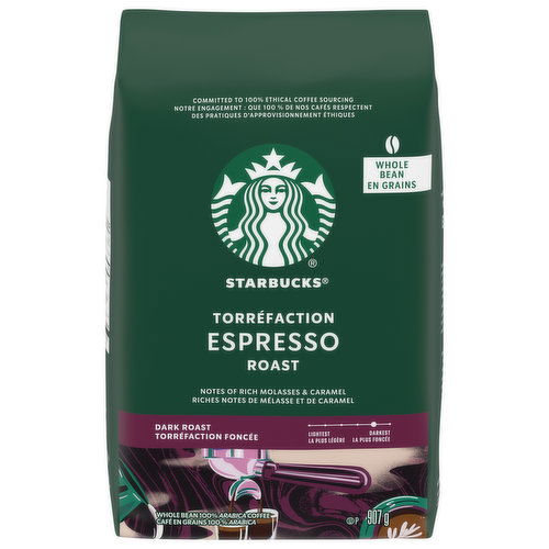 Starbucks - Espresso Roast Whole Bean Coffee, Dark Roast