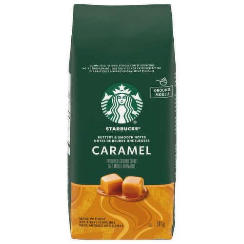 Starbucks - Caramel Ground Coffee, Flavoured