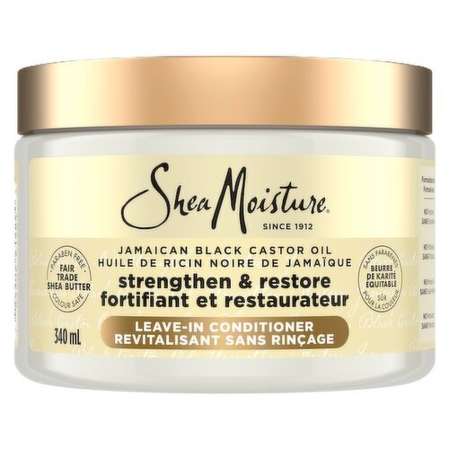 Shea Moisture - Jamaican Black Castor Oil Leave-In Conditioner.