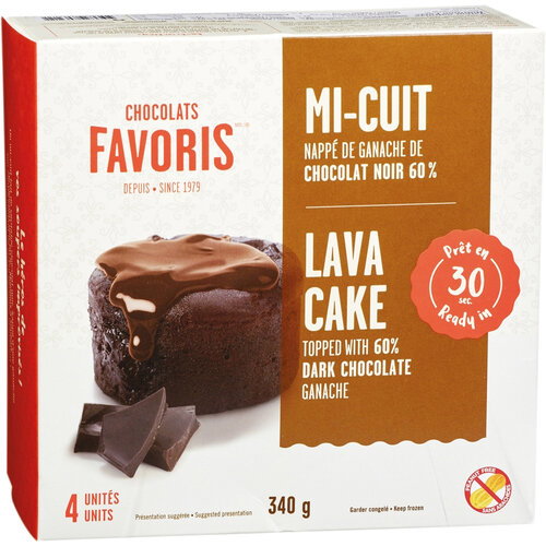 Chocolats Favoris - Dark Chocolate Lava Cake