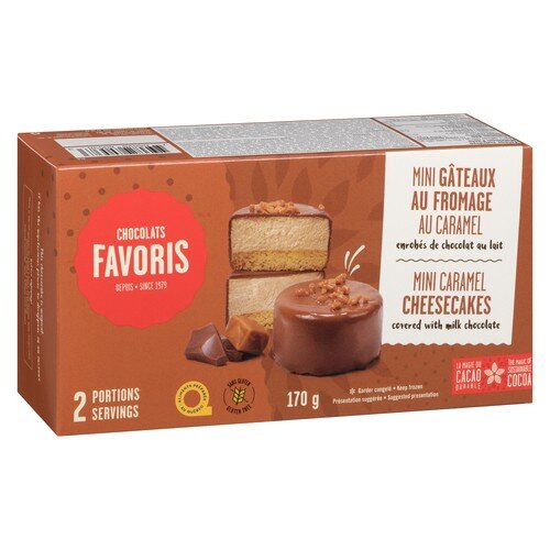 Chocolats Favoris - Mini Caramel Cheesecakes