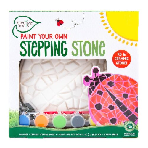 Creative Roots - Paint Your Own Stepping Stone Lady Bug