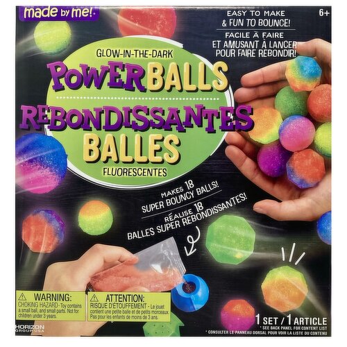 Made By Me - Glow in the Dark Power Balls