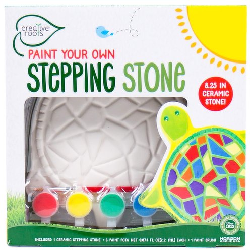 Creative Roots - Paint Your Own Stepping Stone Turtle