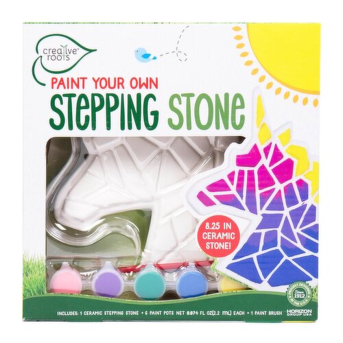 Creative Roots - Paint Your Own Stepping Stone Unicorn