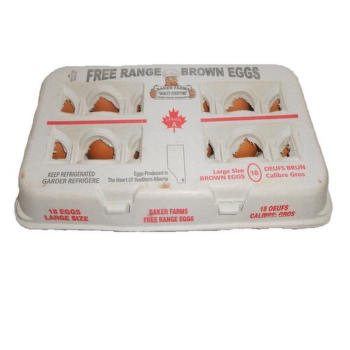 Baker Farms - Free Range Large Eggs
