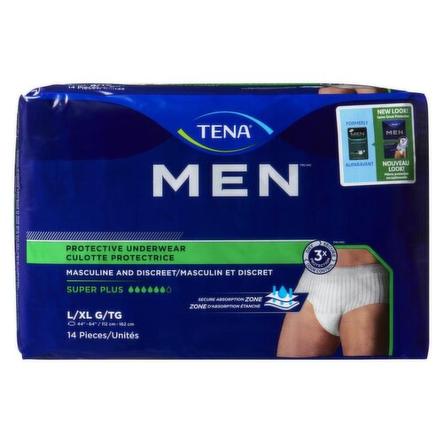 TENA - Men Super Plus Protective Underwear L/XL