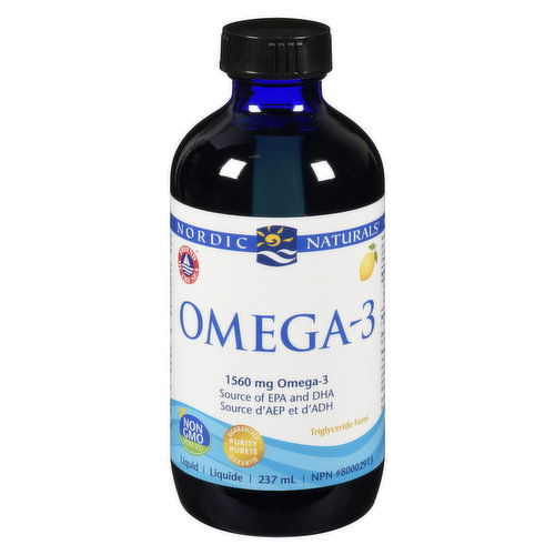 Nordic Naturals - Omega 3 Liquid Lemon