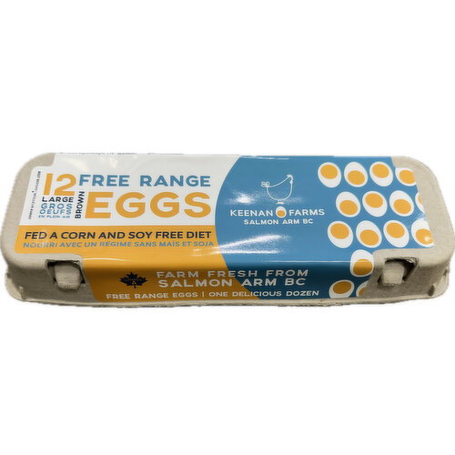 Keenan Farms - Free Range Large eggs