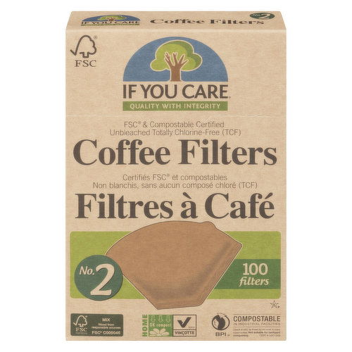 If You Care - Coffee Filter Unbleached #2