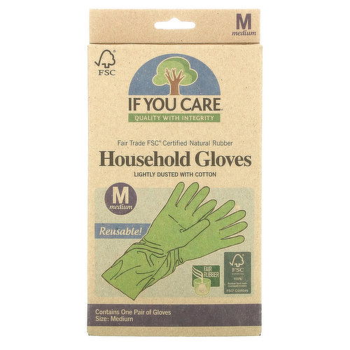 If You Care - Latex Gloves Medium