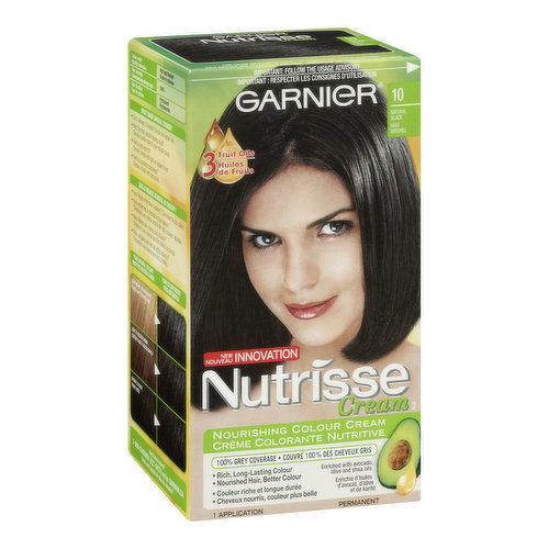 Garnier - Nutrisse Cream 10 Natural Black