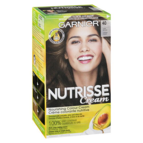 GARNIER - Nutrisse Cream - Dark Brown Shade 40