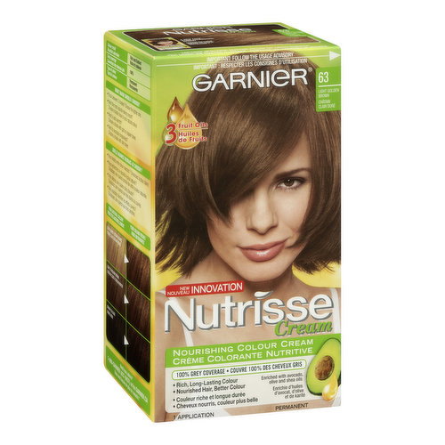 GARNIER - Nutrisse Cream 63 Light Golden Brown