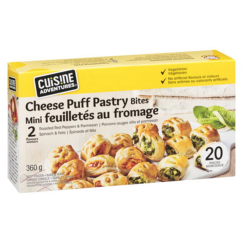Cuisine Adventures - Cheese Puff Pastry Bites