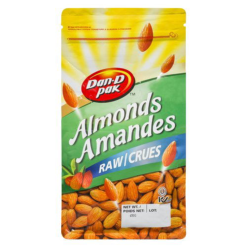 Dan-D Pak - Almonds Raw Whole