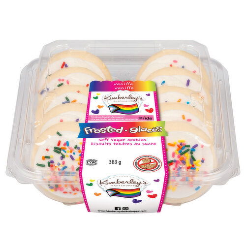 Kimberley's Bakeshoppe - Vanilla White Frosted Sugar Cookies