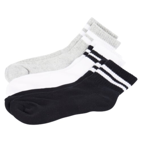 Secret - In Motion - Stripes Mid Crew Size 6-10