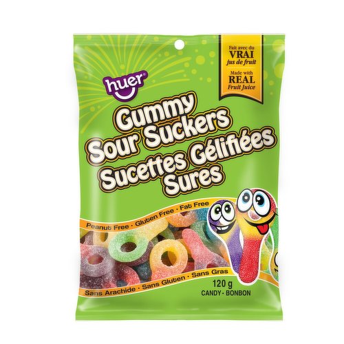 Huer - Gummy Sour Suckers