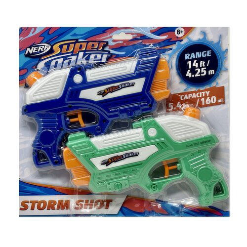 Nerf - Super Soaker Storm Shot, 2 Pack