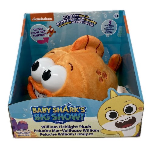 Nickelodeon - Baby Sharks William Fishlight Plush