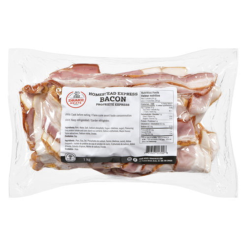 DRAKE MEATS - Homestead Express Sliced Bacon